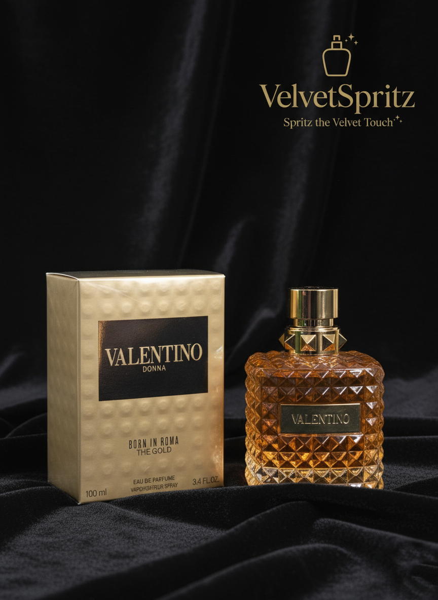 Born in Roma the Gold Donna Valentino for women